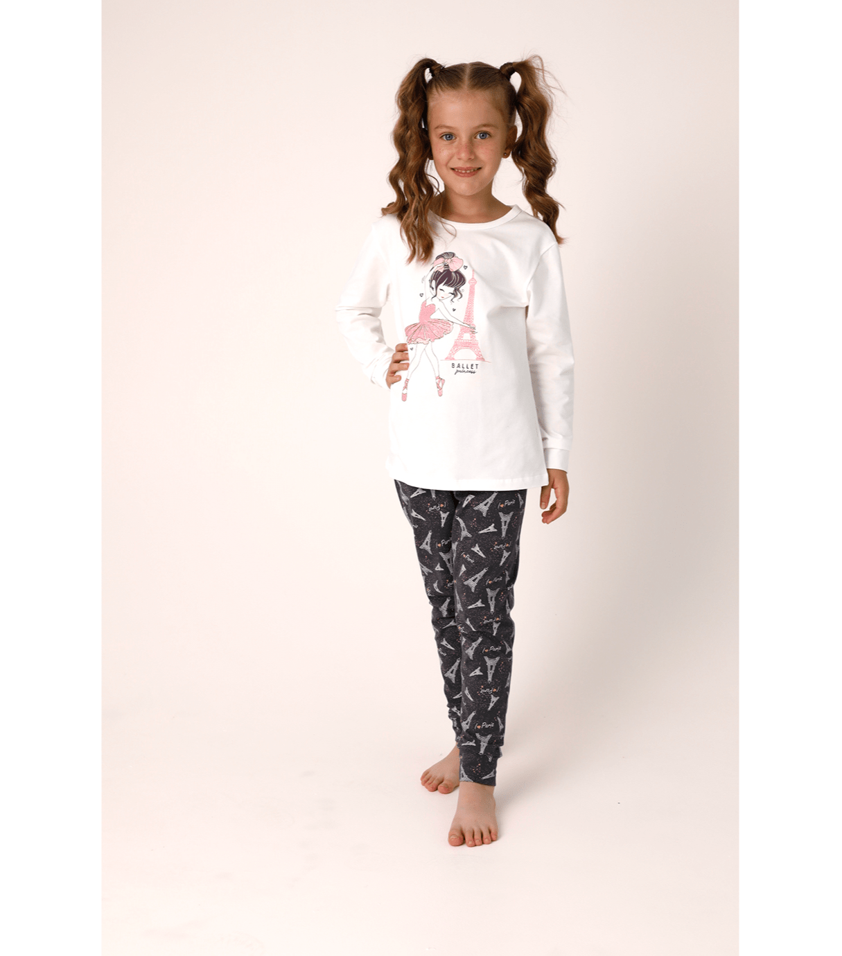 Дитяча піжама кофта та штани з малюнком 10105 - Фото 3 з 3