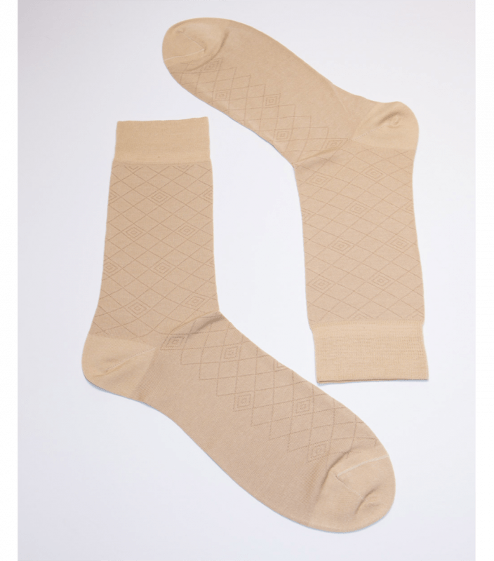 Чоловічі шкарпетки із геометричним орнаментом ELEGANT 203 Фото