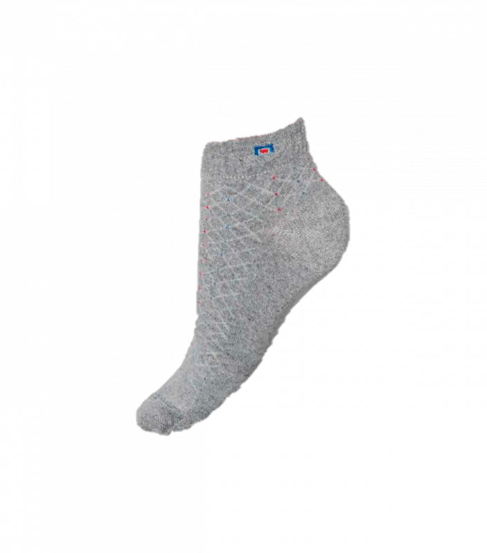 Укорочені чоловічі шкарпетки на м'якій гумці L-118 (крапки) Фото