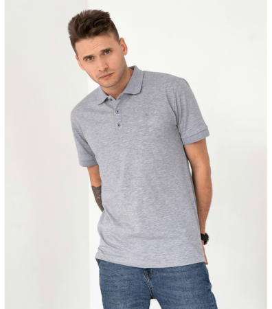 Класична чоловіча поло з відкладним комірцем 19556.16