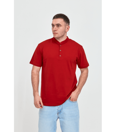 Чоловіча футболка поло без вишивки з коротким коміром 19559.6