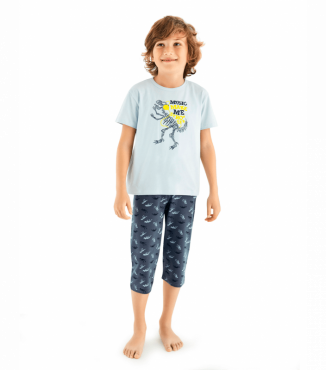 Піжама для хлопчика футболка з принтом 11560