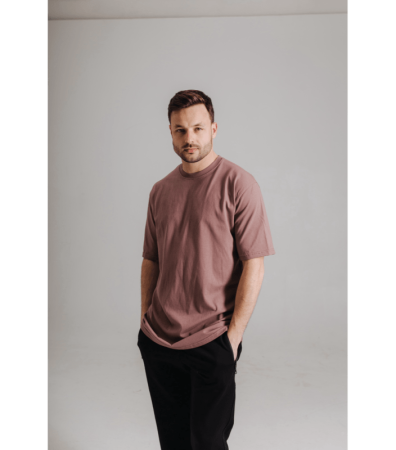 Чоловіча однотонна Oversize футболка 40312.46