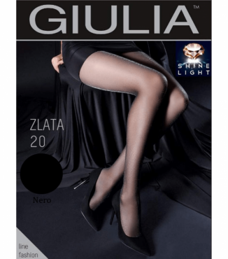 Чорні колготки з люрексом без шортиків ZLATA 20 (1) ZLATA 20 (1)