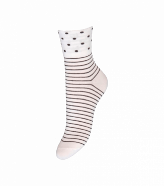 Жіночі шкарпетки середньої довжини в горизонтальну смужку 2233