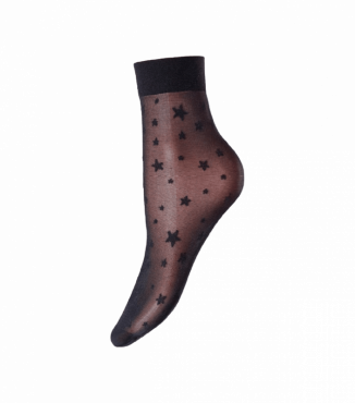 Летние женские носки с узором звезд NN 03