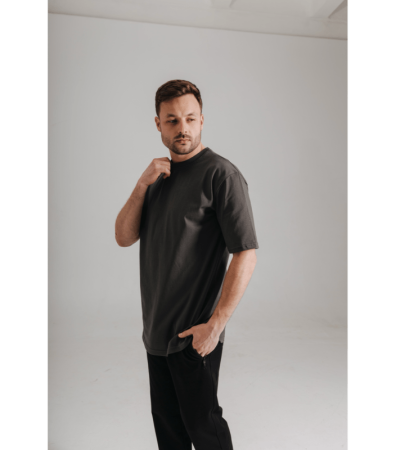 Чоловіча однотонна Oversize футболка 40312.32