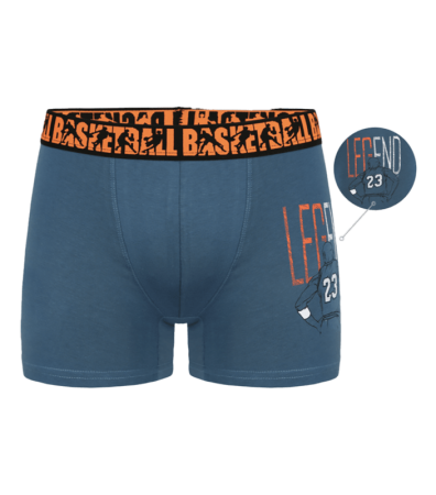 Підліткові труси боксери з принтом BASKETBALL 8371PB28
