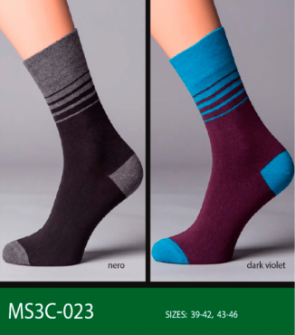 Високі бавовняні чоловічі шкарпетки MSL-023 calzino