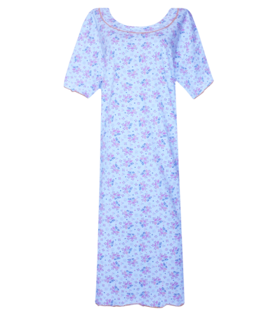 Ночная рубашка с рисунком и коротким рукавом WS149-SS24