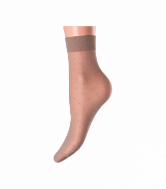 Літні жіночі шкарпетки з візерунком горошку NN 04