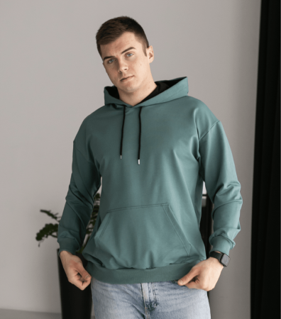 Чоловіче  худі OVERSIZE спущене плече 17332.36