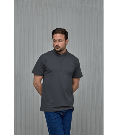 Чоловіча футболка поло без вишивки з коротким коміром 19559.32