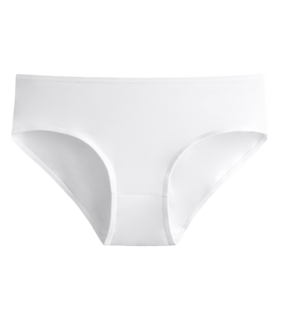 Однотонні віскозні жіночі труси сліпи білі 3195