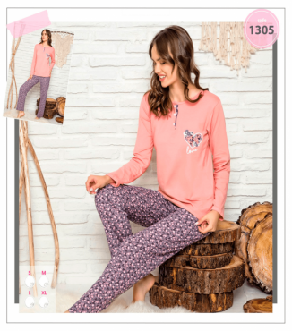 Жіноча піжама штани 1305