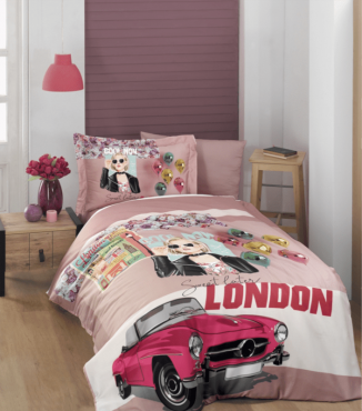 Комплект постільної білизни 3D Digital Satin Duvet Cover Set First Choice 3DS-108 LONDON