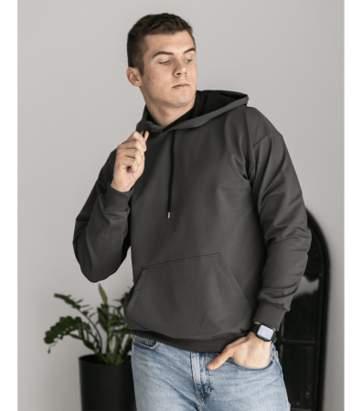 Чоловіче  худі OVERSIZE спущене плече 17332.32