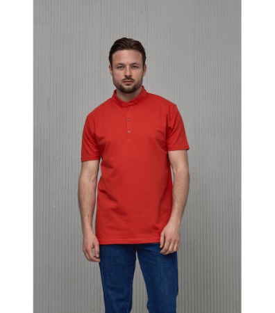 Чоловіча футболка поло без вишивки з коротким коміром 19559.73