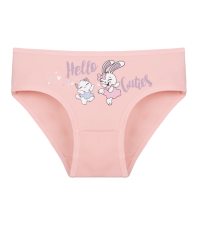 Трусы слипы для девочки с принтом Hello Cuties 4171PB94