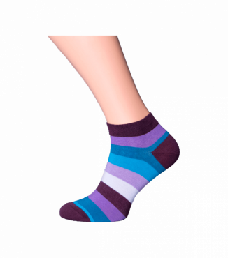 Чоловічі яскраві шкарпетки укороченої довжини MSS-001