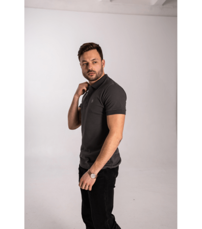 Однотонна футболка чоловіча поло 19552.32