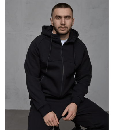 Теплый спортивный мужской костюм больших размеров 30805.30