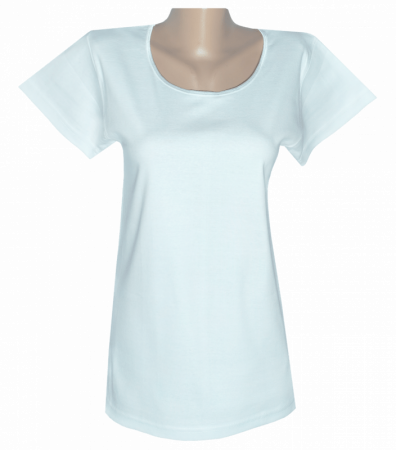 Класична футболка жіноча з коротким рукавом 411