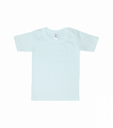 Хлопкова дитяча футболка однотонна 312-1