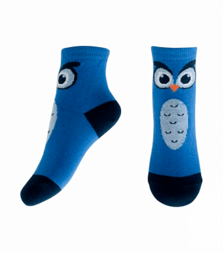 Дитячі шкарпетки з малюнком сови 9212