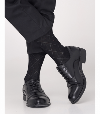 Стильні чоловічі шкарпетки з малюнком ELEGANT 202