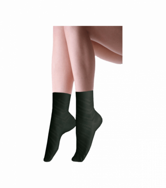 Летние женские носки с рисунком зигзаги TR-05