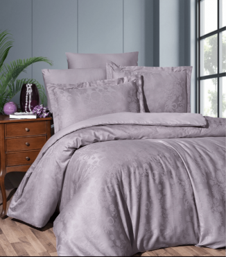 Комплект постільної білизни Jacquard Satin First Choice JS-32 HERRA LAVENDER