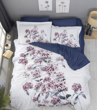 Комплект постельного белья 3D Digital Satin Duvet Cover Set First Choice 3DS-144 LUANDA BLUE