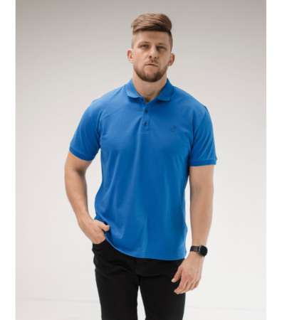 Однотонне чоловіче поло у великих розмірах 19572.22