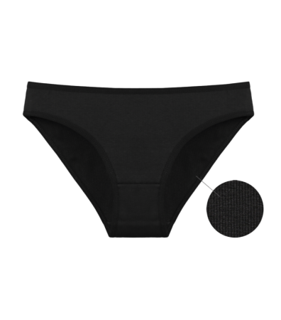 Однотонні жіночі труси сліпи чорні 3132S