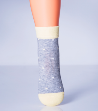 Тепнлі дитячі шкарпетки з малюнком у вигляді крапок KSL-010