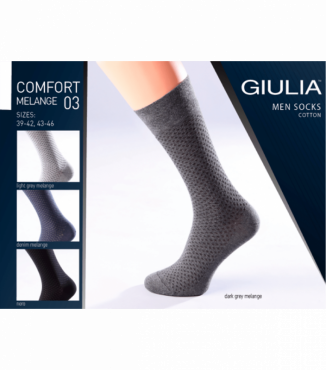 Класичні чоловічі шкарпетки COMFORT MELANGE 003