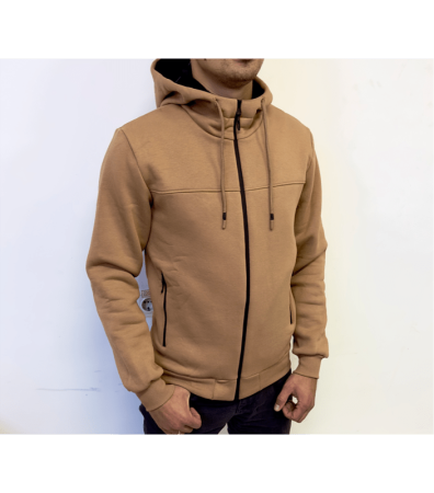 Теплая кофта на молнии с капюшоном 30475.51