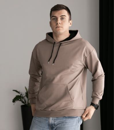 Чоловіче  худі OVERSIZE спущене плече 17332.52