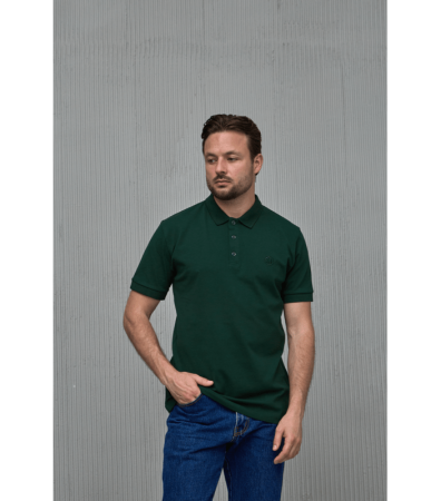 Однотонна футболка чоловіча поло 19552.11