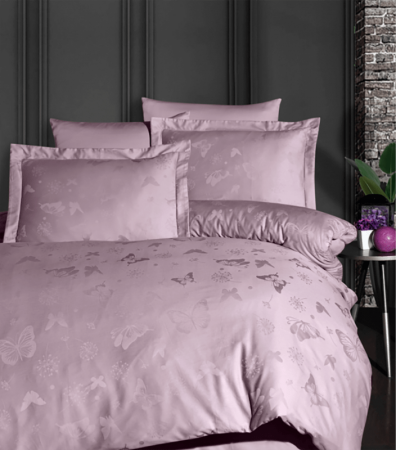 Комплект постельного белья Jacquard Satin First Choice JS-212 Corina Lavender